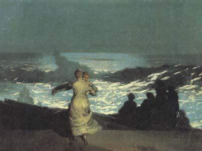 Winslow Homer A Summer Night (san39) Sweden oil painting art